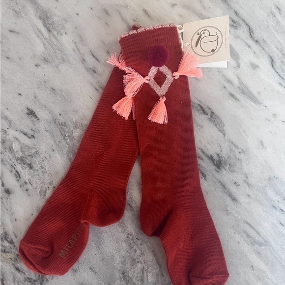 NWT Milapinou France Kids Tassel Socks - Picture 5 of 6
